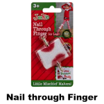 Christmas Elf - Nail through Finger